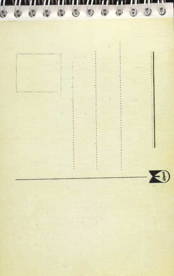 دفترچه یادداشت بی خط (همراه با کارت تبریک،چند طرح)،(سیمی)