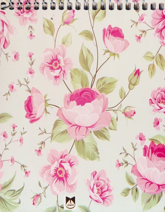 دفتر یادداشت خط دار (4طرح)،(سیمی)