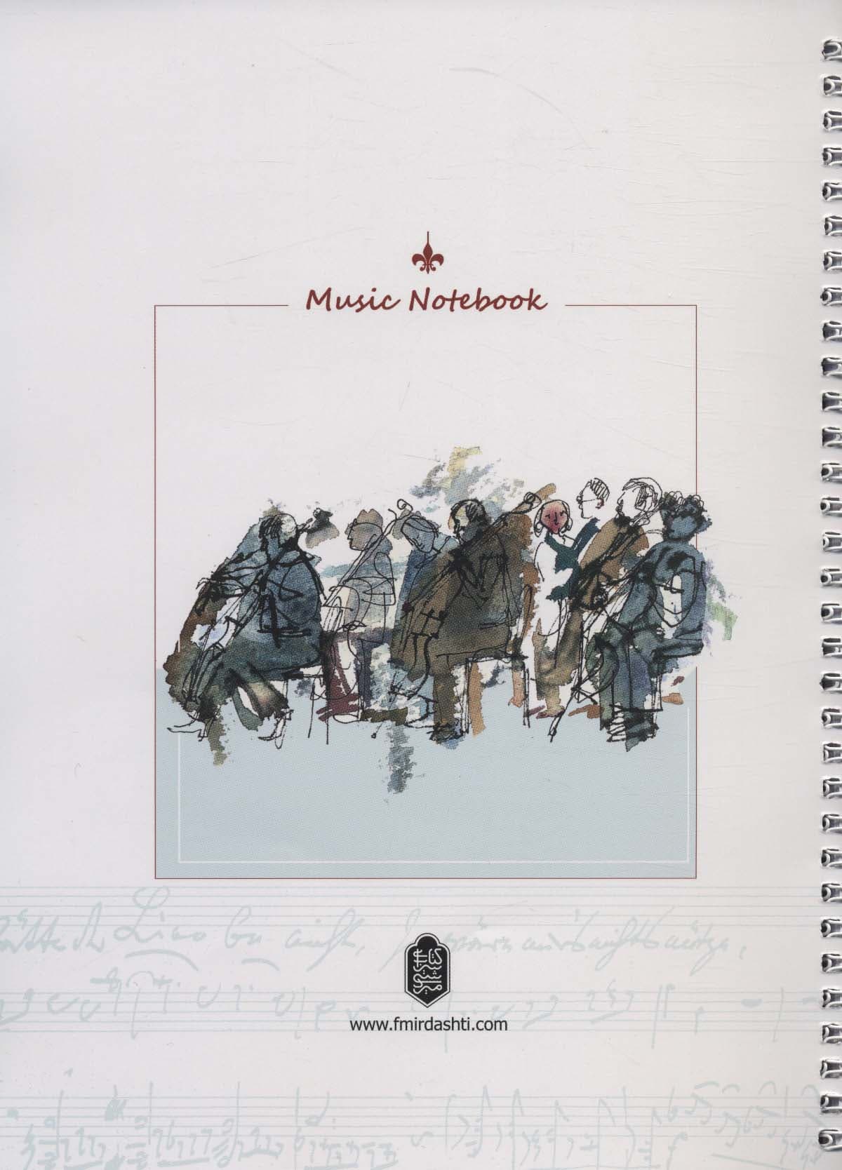 دفتر نت 40 برگ (5 خط)،(سیمی)