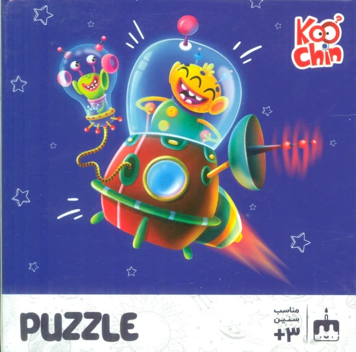 مینی پازل فضایی 16 قطعه (باجعبه)