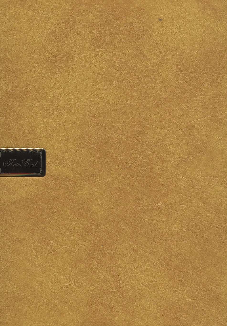 دفتر خط دار (6رنگ،کشدار،چرم،لب طلایی،پلاک دار)