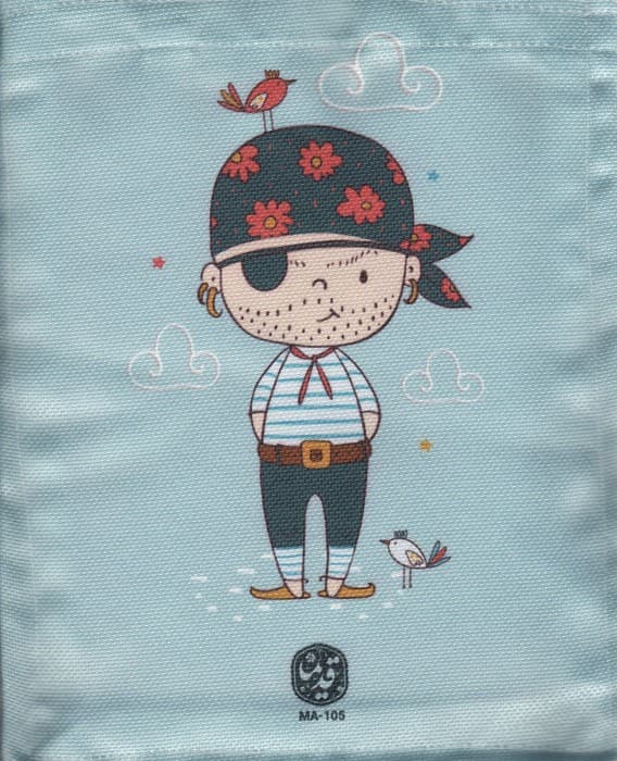 کیف پارچه ای قدیما 22*27 (طرح دزد دریایی،کد MA_105)