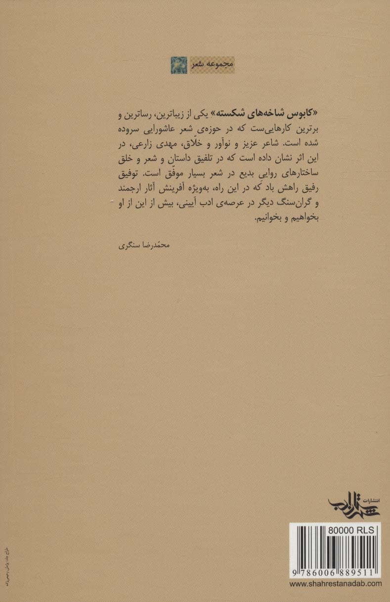 کابوس شاخه های شکسته (مجموعه شعر60)