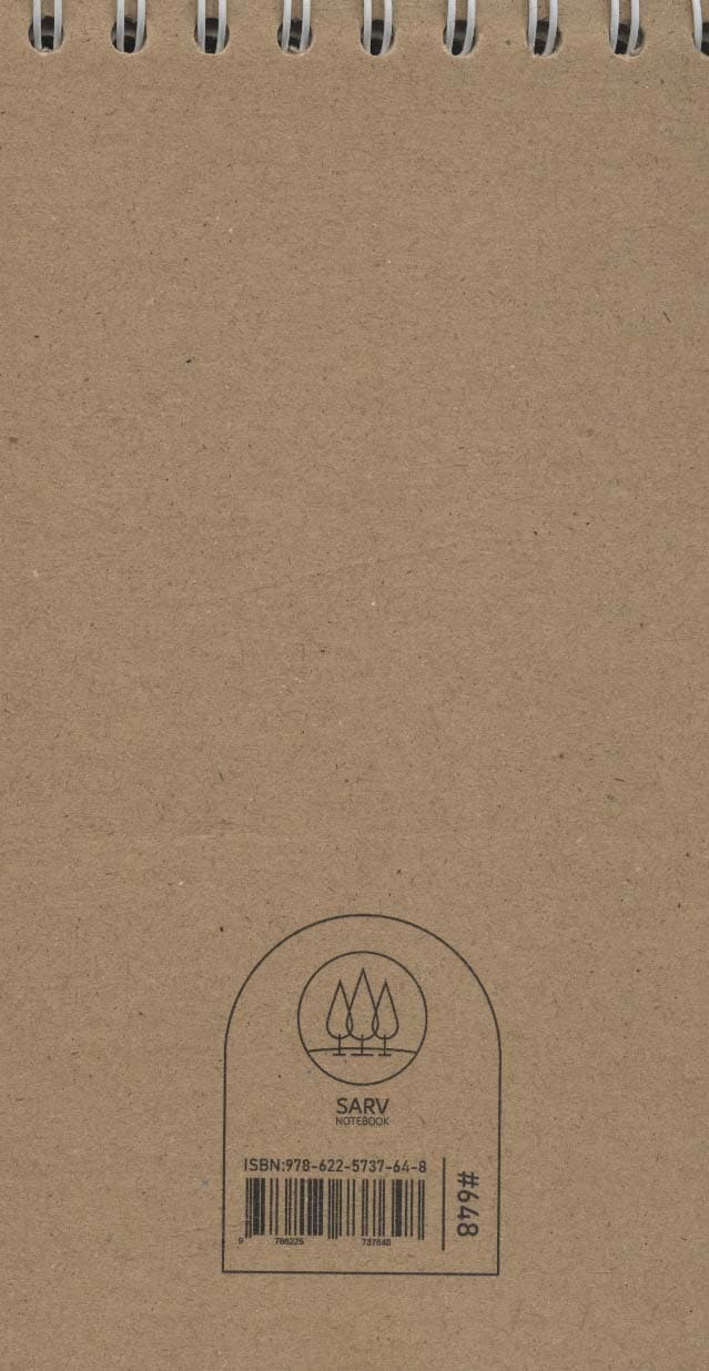 دفترچه یادداشت خط دار (کد648)،(سیمی)