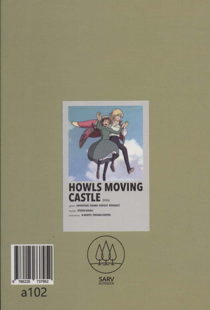 دفتر طراحی (HOWLS MOVING CASTLE 2004)،(کد a102)