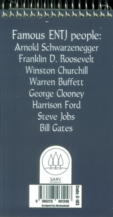 دفتر یادداشت خط دار سرو (ENTJ،کدC-103)،(سیمی)