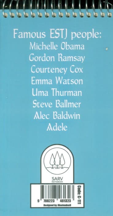 دفتر یادداشت خط دار سرو (ESTJ،کدC-111)،(سیمی)