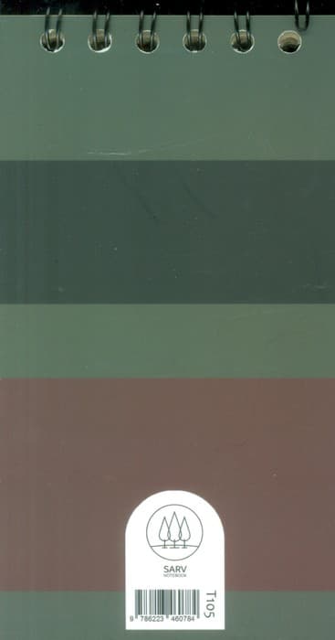 دفترچه بی خط (کدT105)،(سیمی)