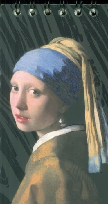 دفترچه بی خط مشاهیر (گوشواره مروارید،کدT104)،(سیمی)