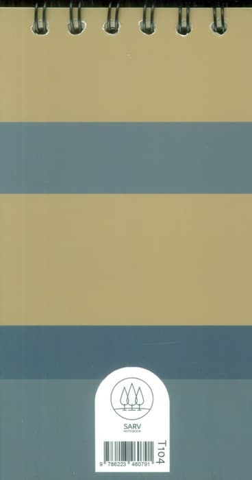 دفترچه بی خط مشاهیر (گوشواره مروارید،کدT104)،(سیمی)