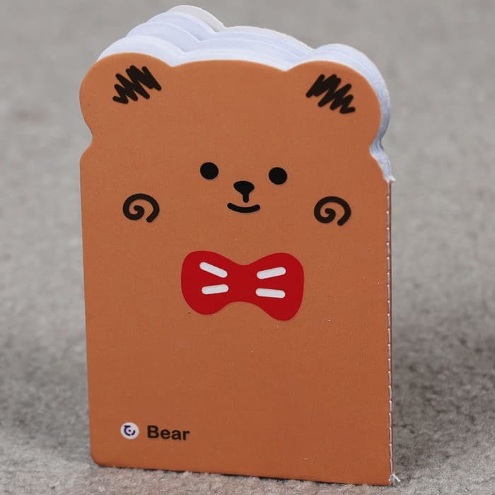 دفترچه یادداشت حیوانات بانمک (خرس قهوه ای،کد 12006)