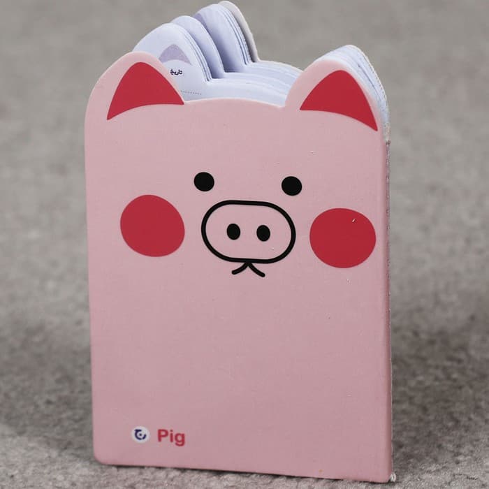 دفترچه یادداشت حیوانات بانمک (خوک،کد 12010)