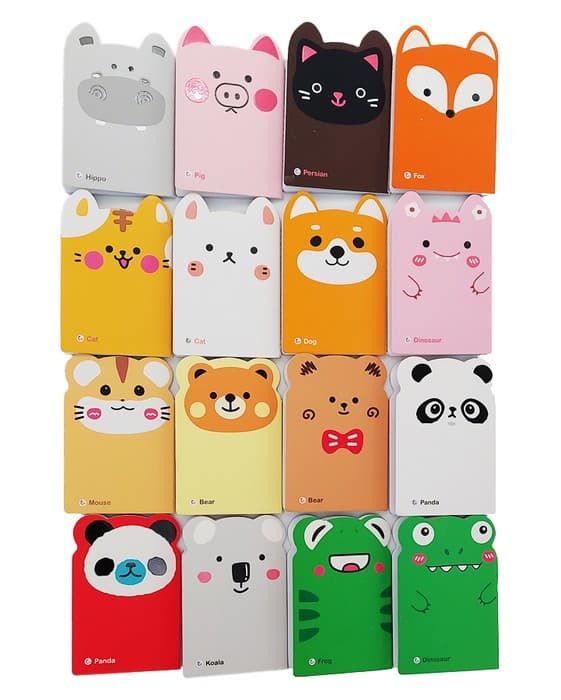 مجموعه دفترچه یادداشت حیوانات بانمک (16جلدی)