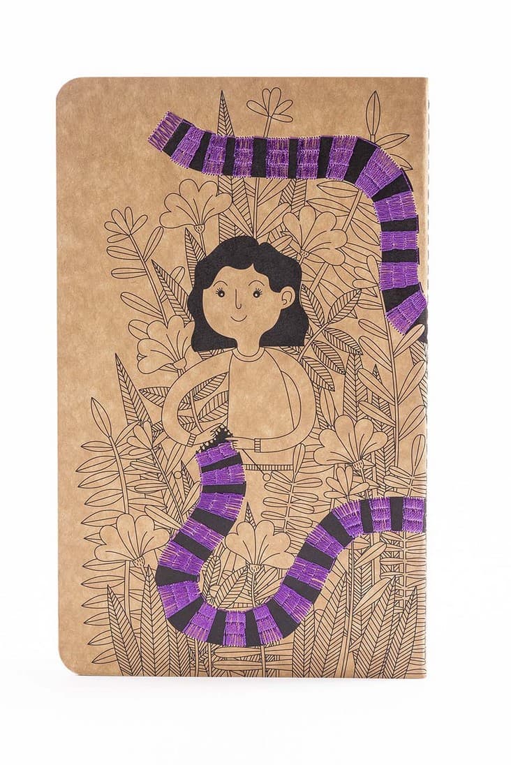 دفتر خط دار (طرح گلدوزی،کد 2)