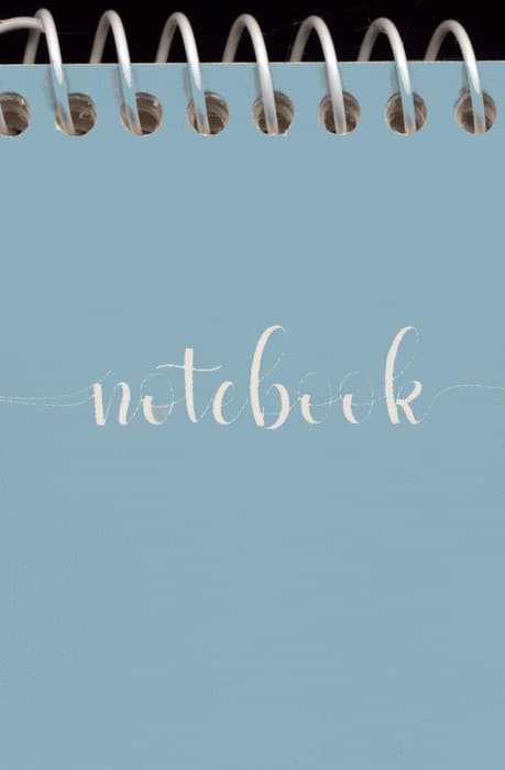 دفترچه یادداشت بی خط 60 برگ (کد 256،چند طرح)،(سیمی)