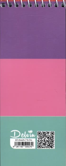 دفترچه یادداشت TO DO (کد 270،چند طرح)،(سیمی)