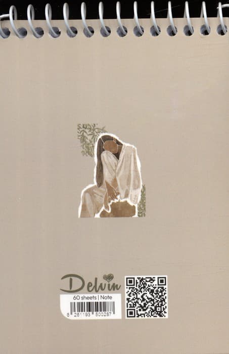 دفترچه یادداشت 60 برگ (کد 287،چند طرح)،(سیمی)