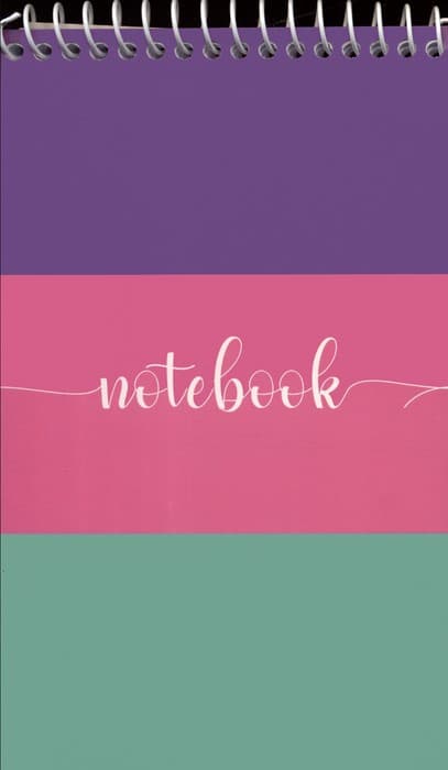 دفترچه یادداشت 60 برگ (کد 300،چند طرح)،(سیمی)