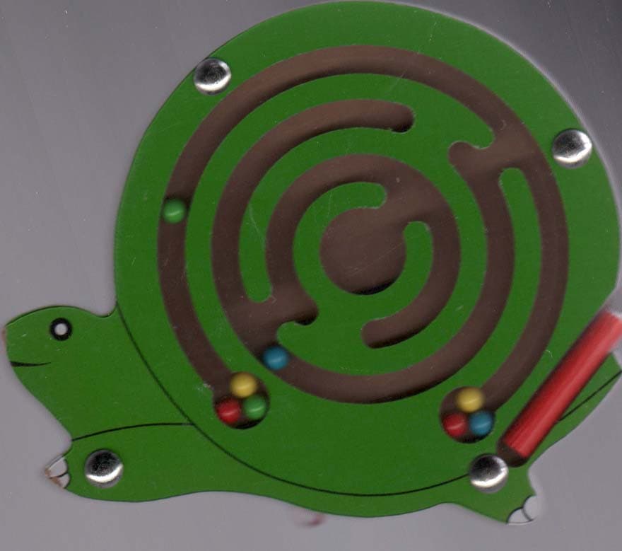 ماز چوبی آهنربایی (لاک پشت)،(باجعبه)