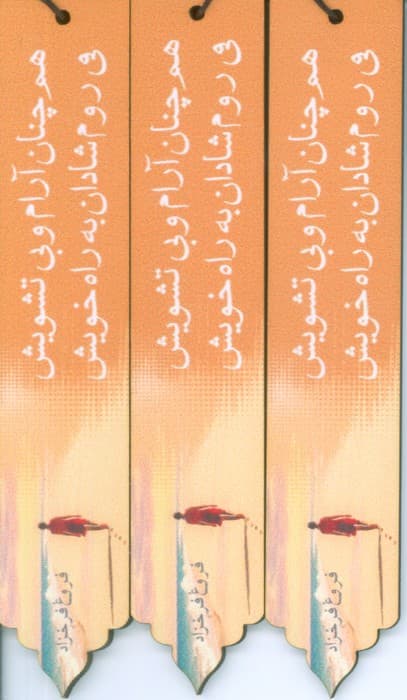 مجموعه نشانه کتاب (بوک مارک،کد N30)،(3عددی،چوبی)