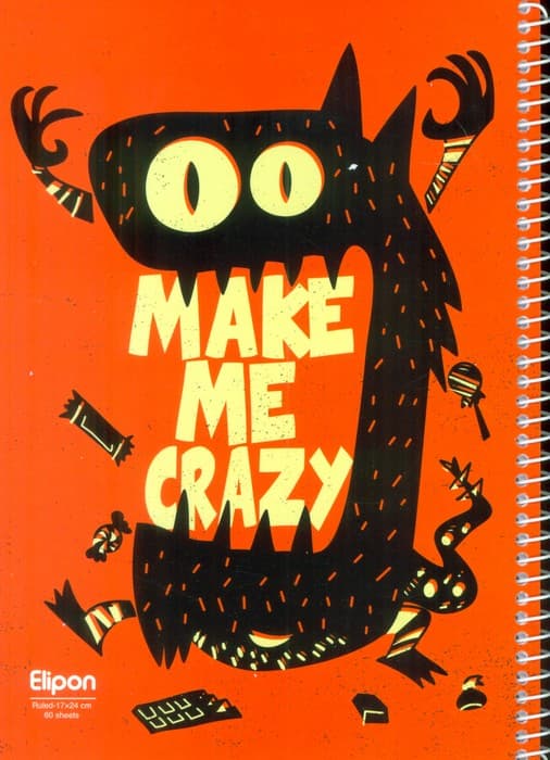 دفتر خط دار فانتزی 60 برگ (12طرح،کد 223)،(سیمی)