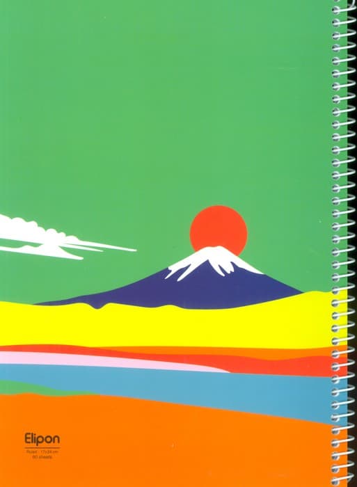 دفتر خط دار فانتزی 60 برگ (12طرح،کد 223)،(سیمی)