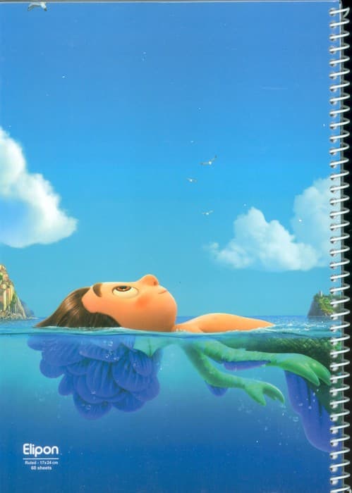 دفتر خط دار کلاسیک 60 برگ (8طرح،کد 224)،(سیمی)