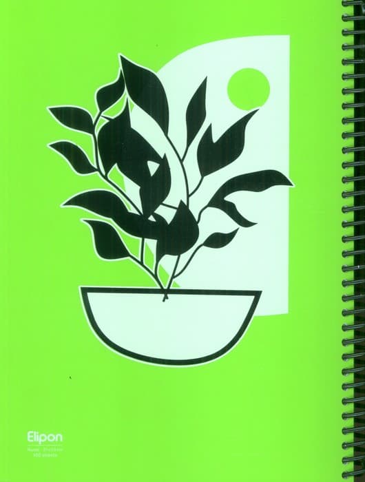 دفتر خط دار موضوعی 100 برگ (4طرح،کد 813)،(سیمی)