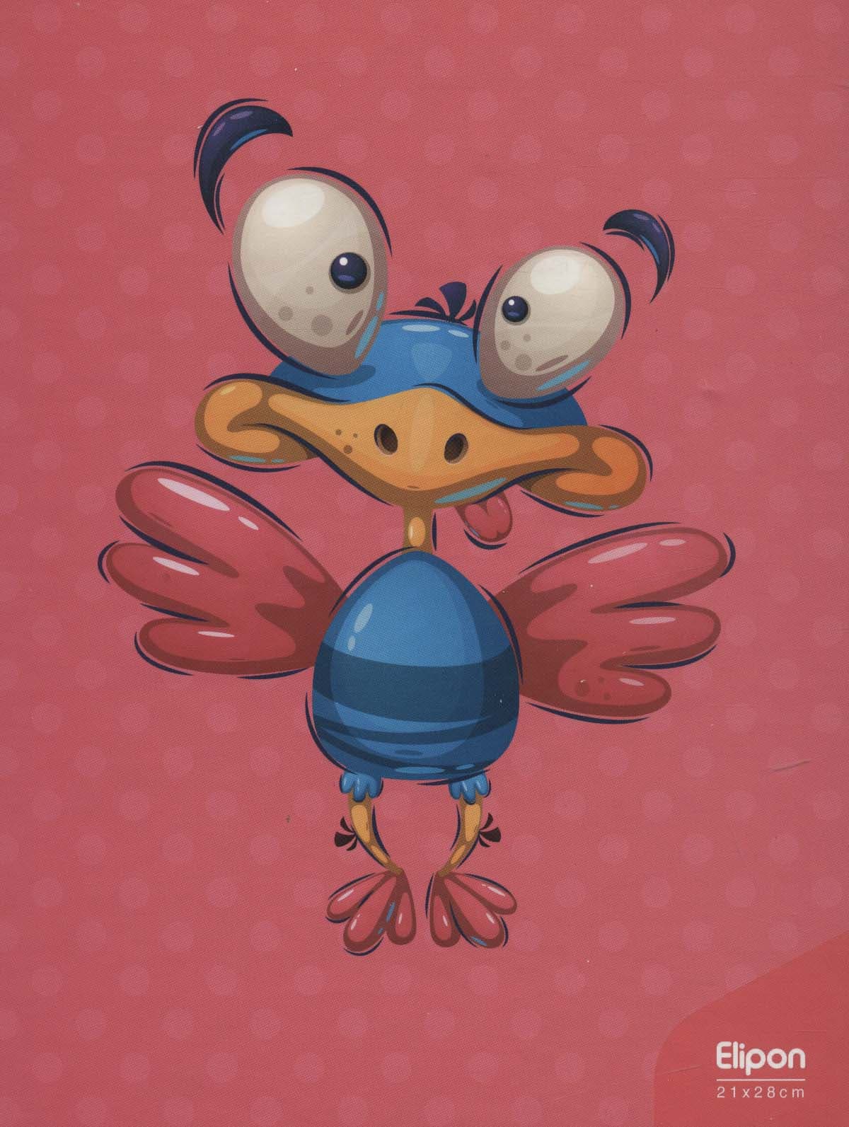 دفتر کلاسوری خط دار 26 حلقه یدک خور 100 برگ (6طرح،کد 288)،(سیمی)