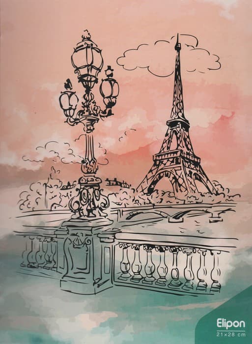 دفتر کلاسوری خط دار 26 حلقه یدک خور 100 برگ (6طرح،کد 288)،(سیمی)