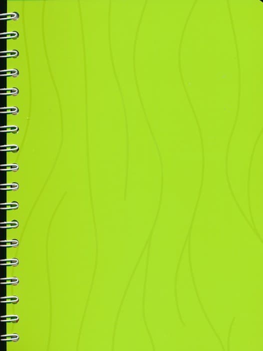 دفتر خط دار 120 برگ (چند رنگ،کد 825)،(سیمی)