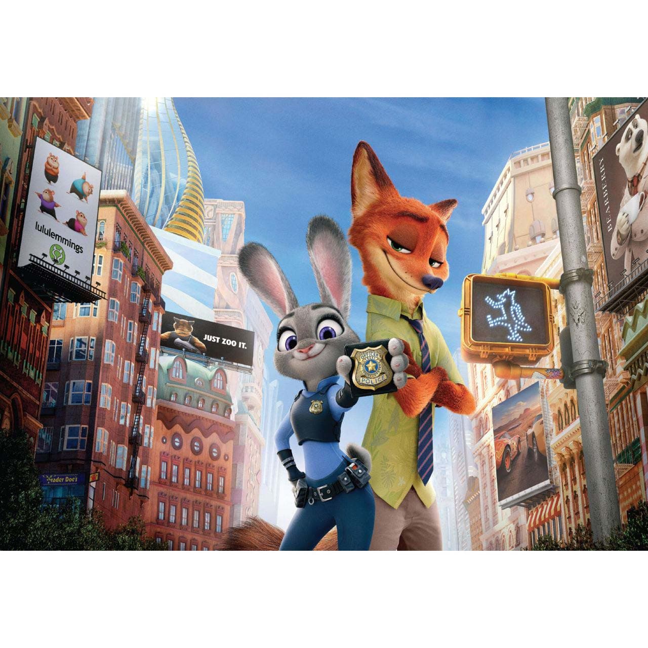 بسته پازل زوتوپیا (48تکه،باجعبه)