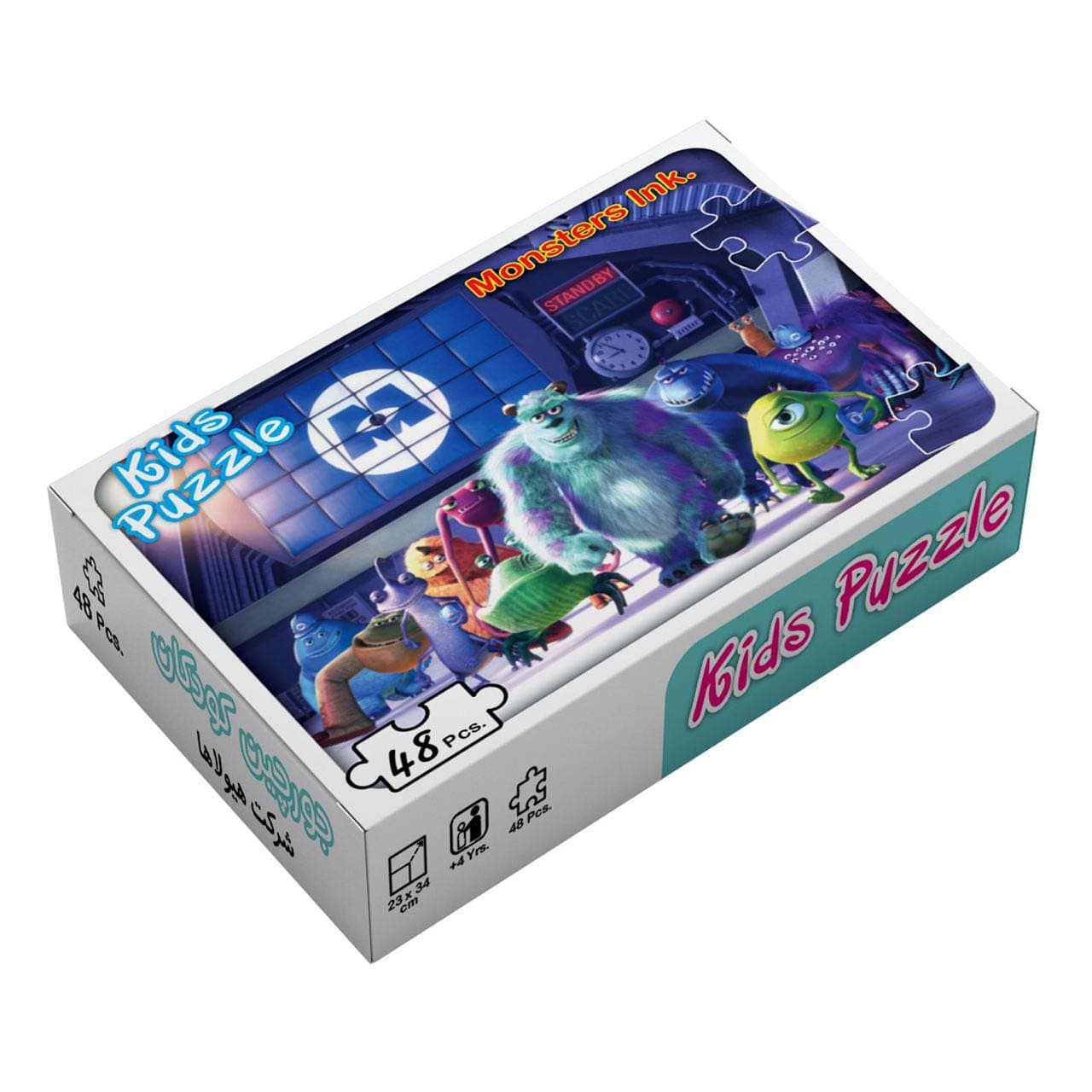 بسته پازل شرکت هیولاها (48تکه،باجعبه)