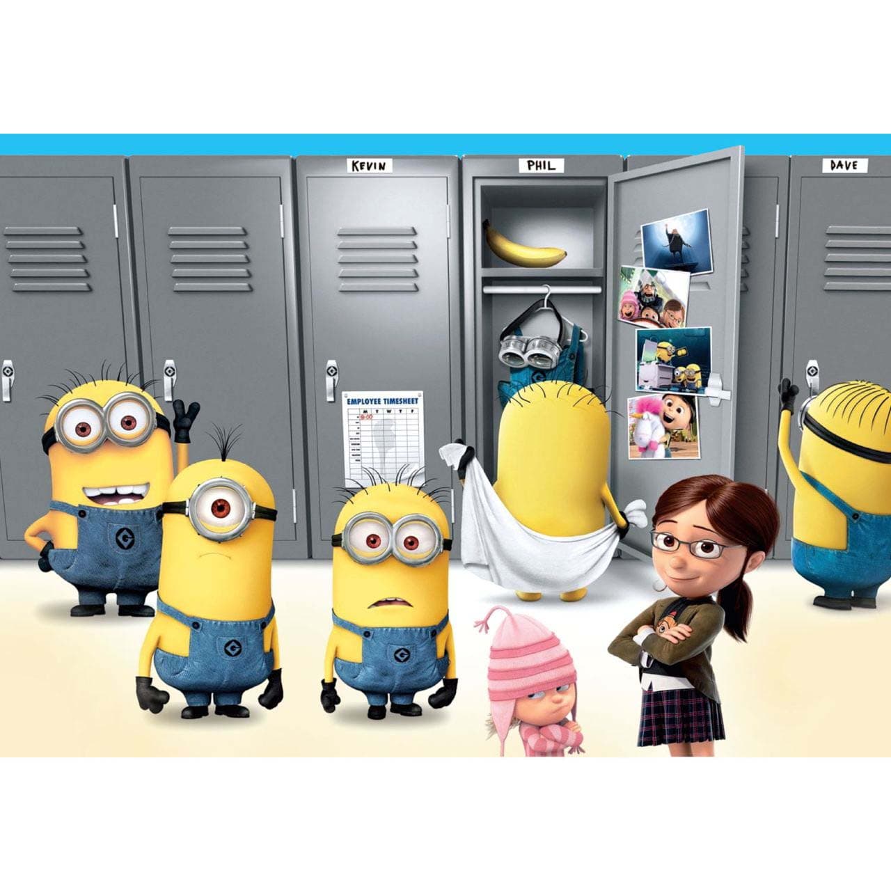 بسته پازل مینیون ها (48تکه،باجعبه)