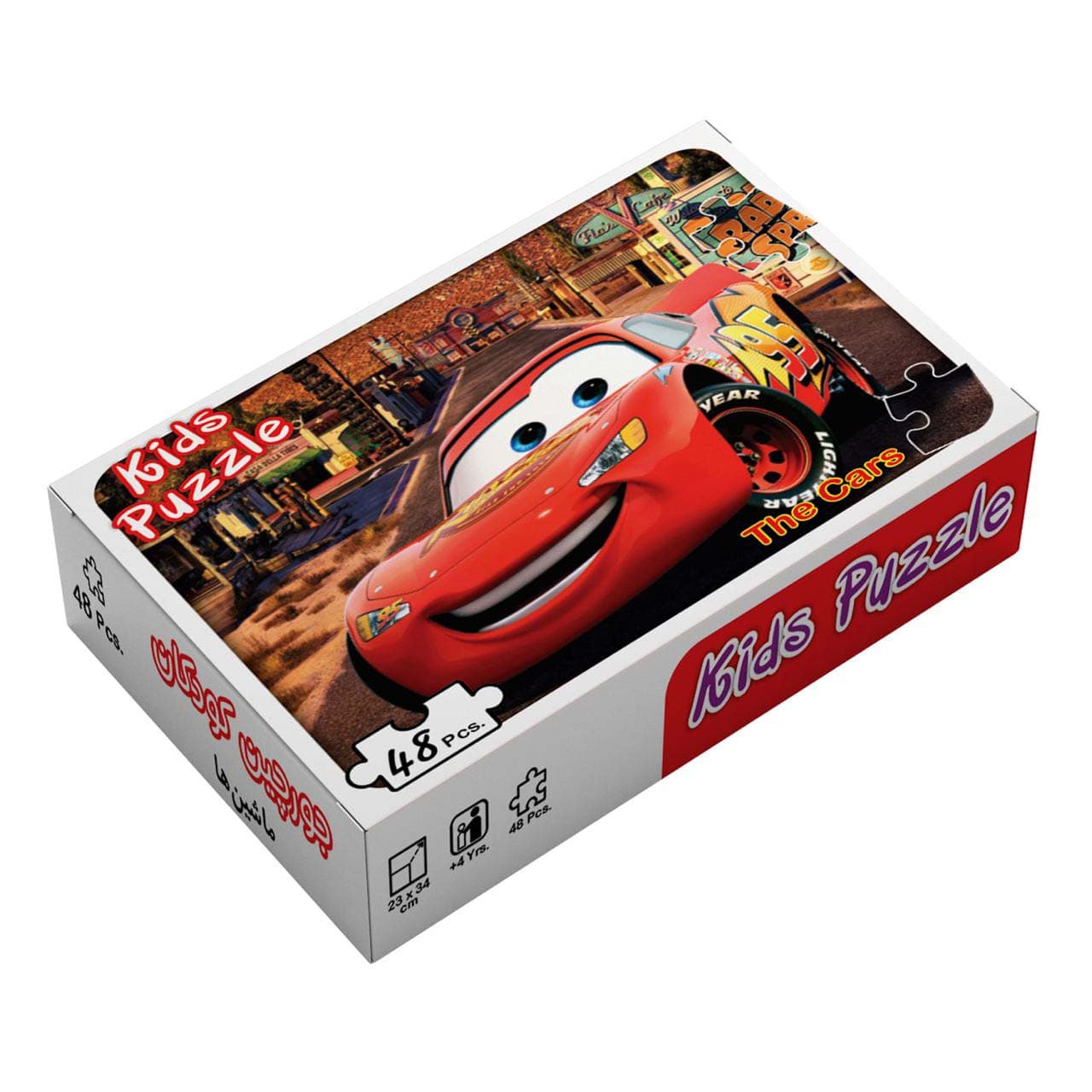 بسته پازل ماشین ها (48تکه،باجعبه)