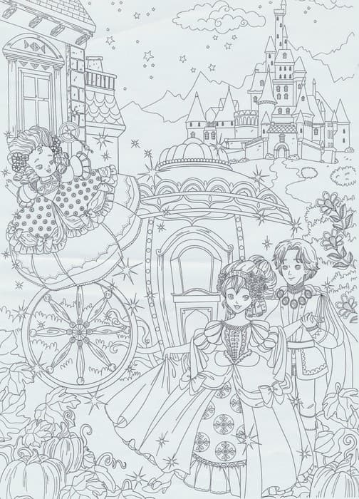 پازل پوسترهای رنگ آمیزی فوق العاده 3:سیندرلا (70*100)