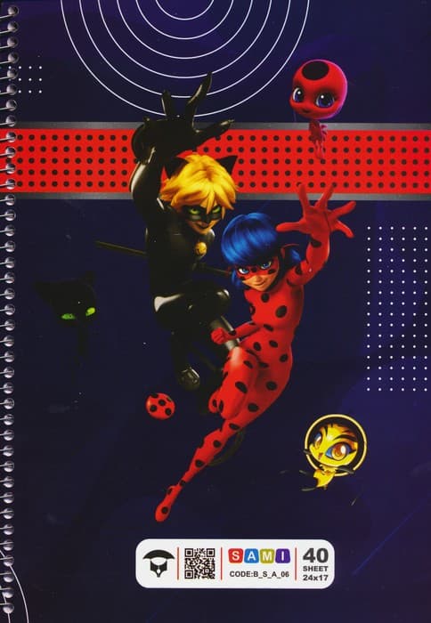 دفتر 40 برگ SAMI (کد BSA06)،(سیمی)