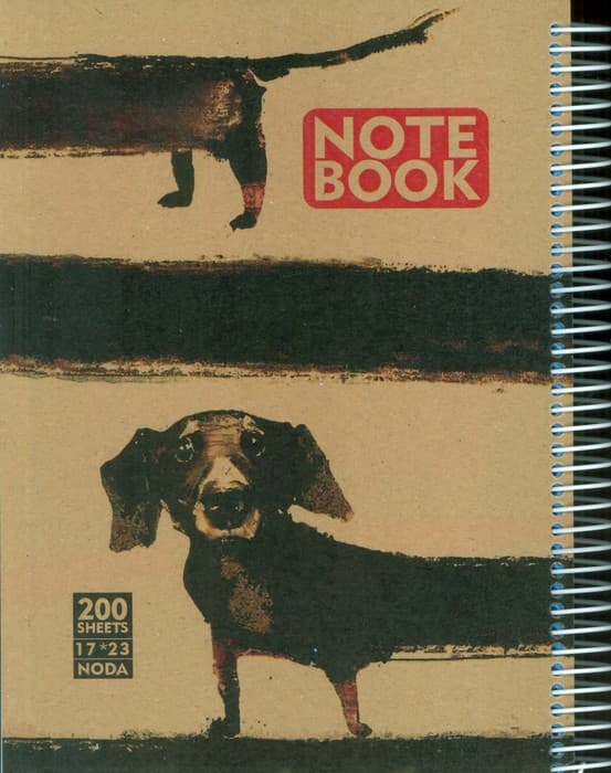 دفتر خط دار 200 برگ (کد 2241)،(سیمی)