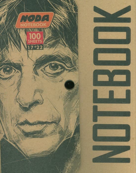 دفتر کلاسوری خط دار (کد2167)،(سیمی)