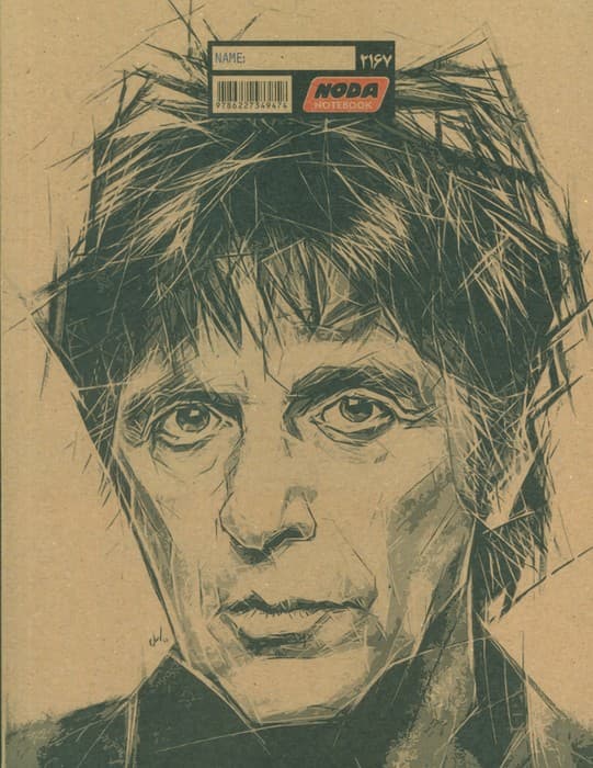 دفتر کلاسوری خط دار (کد2167)،(سیمی)