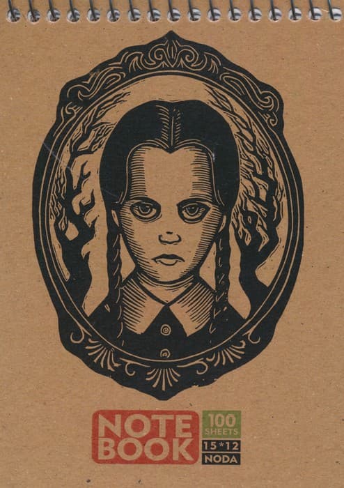 دفترچه یادداشت بی خط 15*12 (کد2022)،(سیمی)