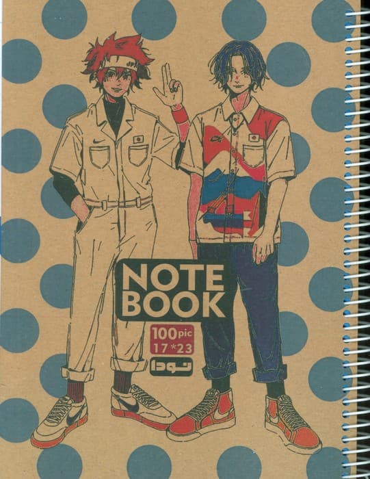 دفتر 100 برگ (کد 2221)،(سیمی)