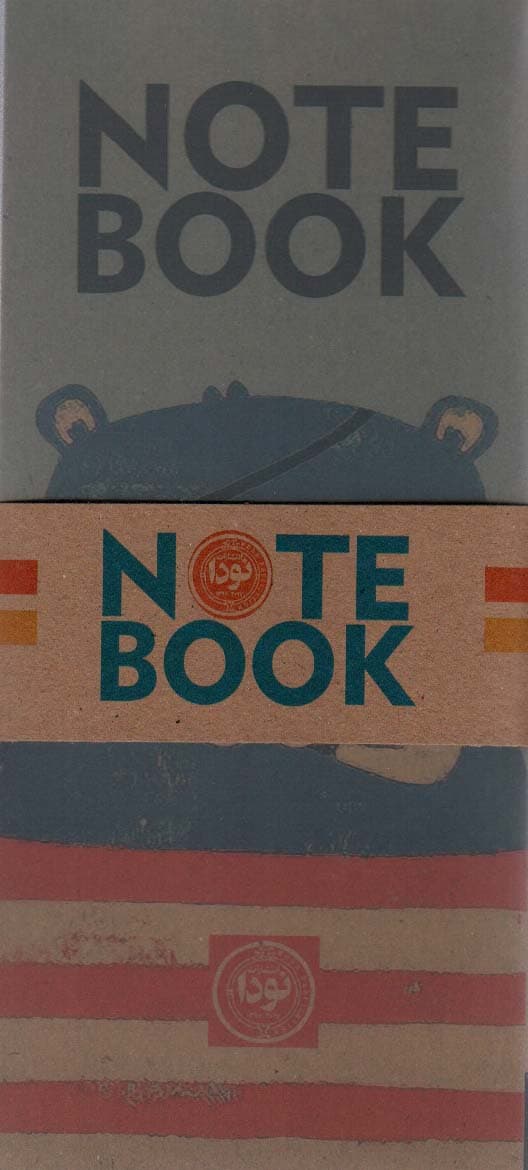 دفتر یادداشت بی خط (کد P3)،(سیمی)