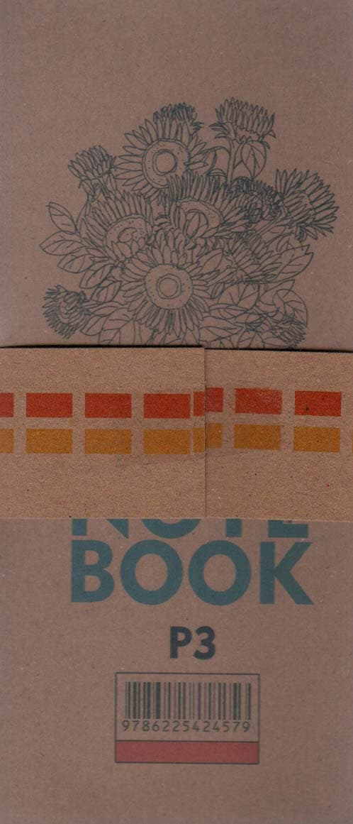 دفتر یادداشت بی خط (کد P3)،(سیمی)