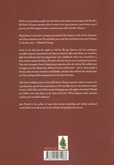 MY SISTERS KEEPER:نگهبان خواهرم (زبان اصلی،انگلیسی)