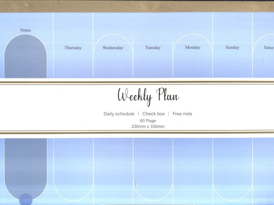 دفتر برنامه ریزی (پلنر هفتگی،WEEKLY PLANNER)،(کد 878)