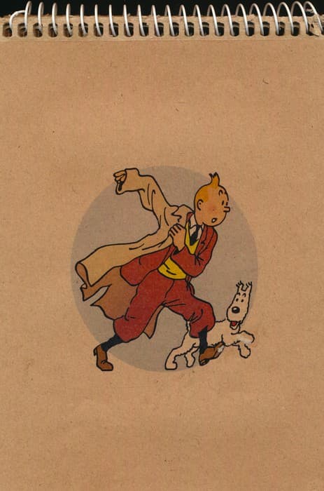 دفتر یادداشت بی خط آن روزها (چند طرح)،(سیمی)