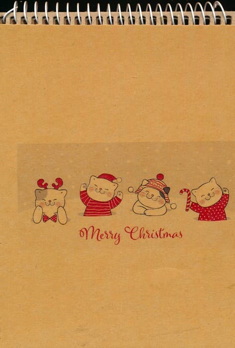 دفتر یادداشت بی خط آن روزها (چند طرح)،(سیمی)