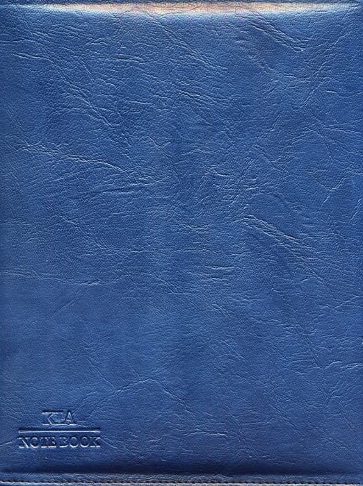 دفتر کلاسوری خط دار 26 حلقه یدک خور (کد 00341)،(چرم)