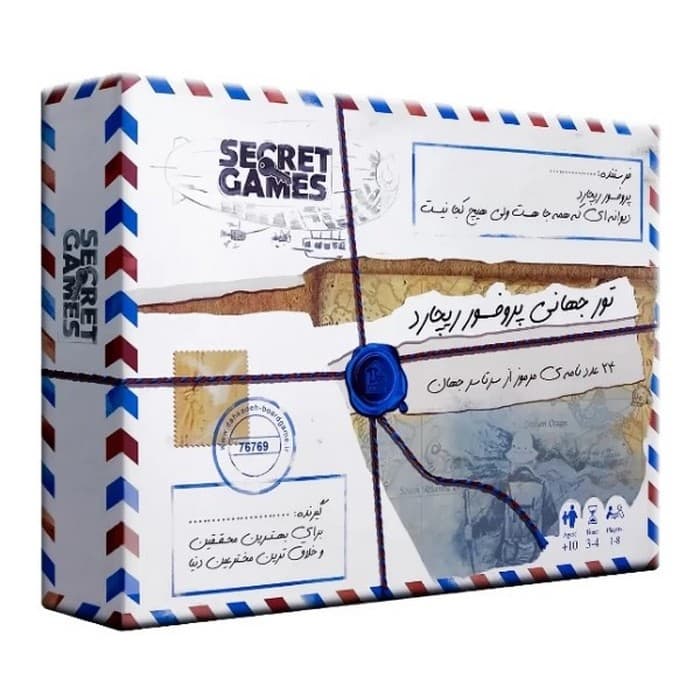 بسته بازی پرونده جنایی معمایی تور جهانی پروفسور ریچارد (باجعبه)